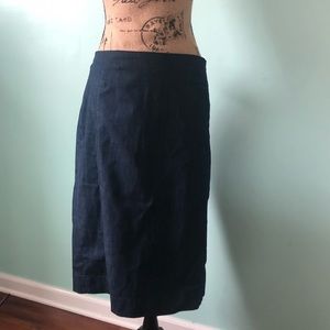 White House Black Market Denim Skirt